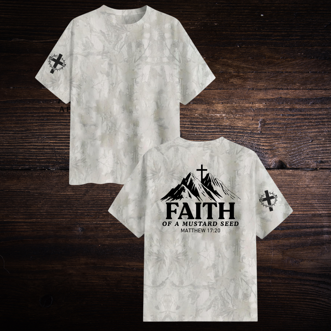 FAITH OF A MUSTARD SEED CAMO T-SHIRT