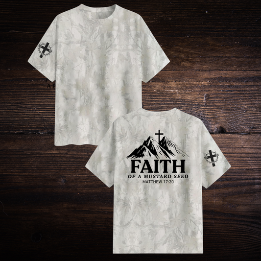 FAITH OF A MUSTARD SEED CAMO T-SHIRT