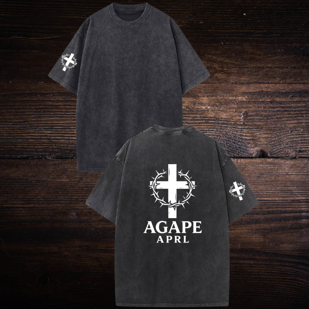 AGAPE APRL OVERSIZED T-SHIRT