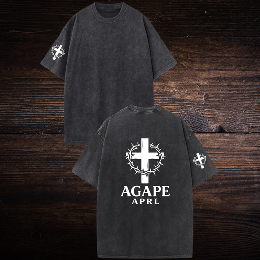 AGAPE APRL OVERSIZED T-SHIRT
