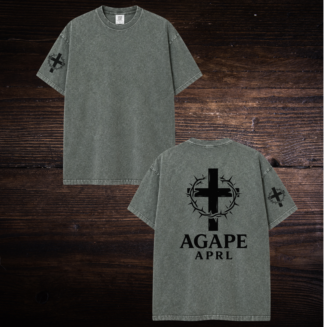 AGAPE APRL OVERSIZED T-SHIRT