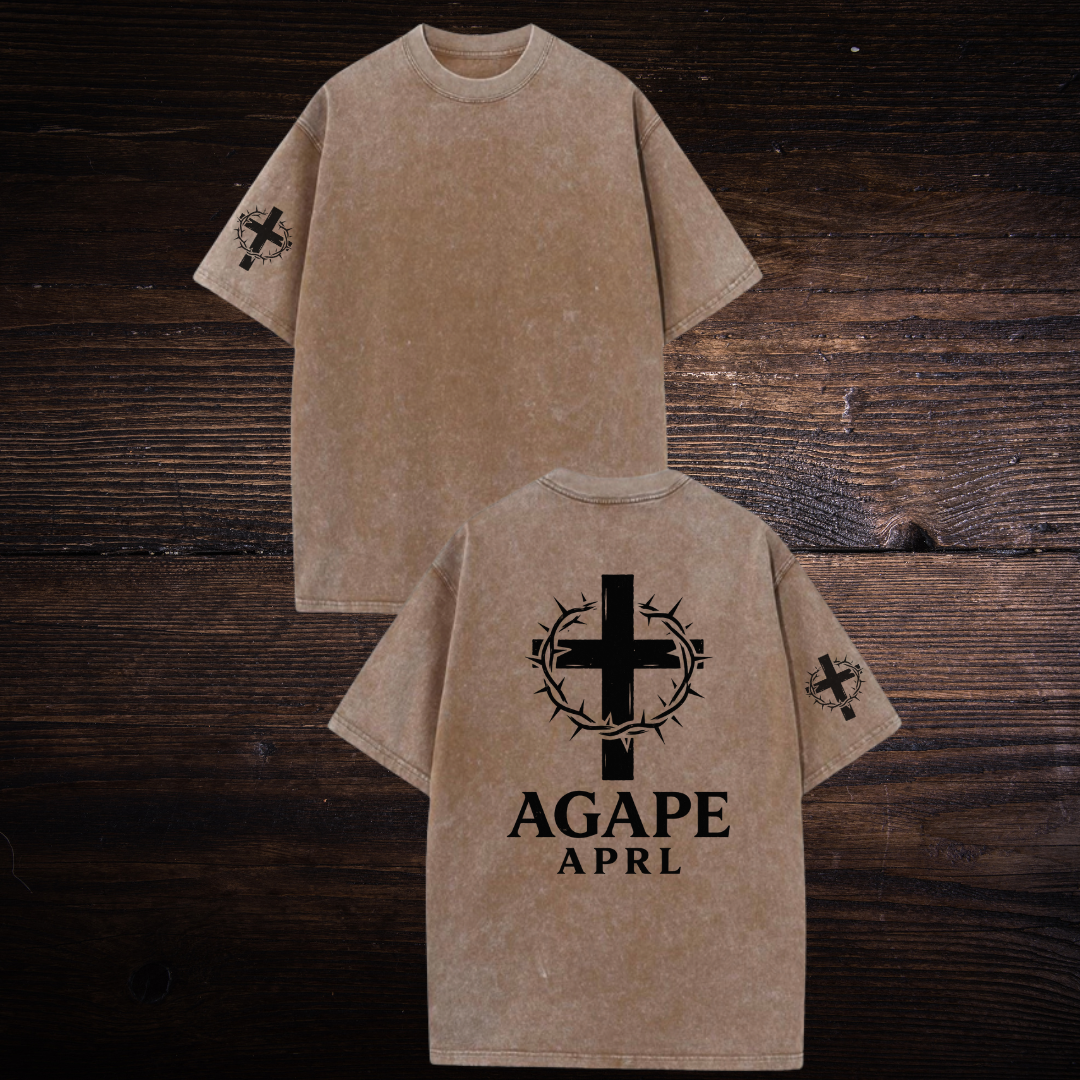 AGAPE APRL OVERSIZED T-SHIRT