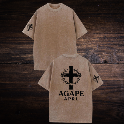 AGAPE APRL OVERSIZED T-SHIRT