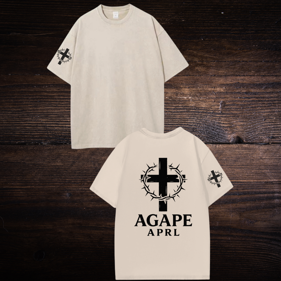 AGAPE APRL OVERSIZED T-SHIRT