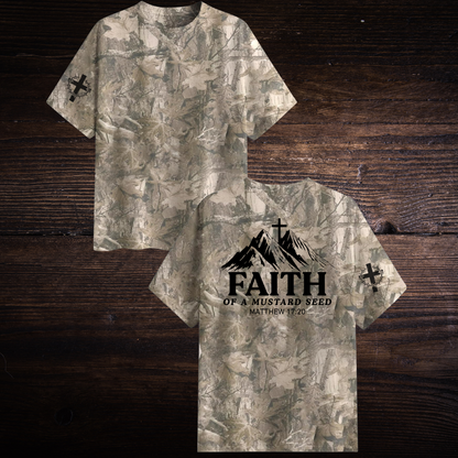 FAITH OF A MUSTARD SEED CAMO T-SHIRT