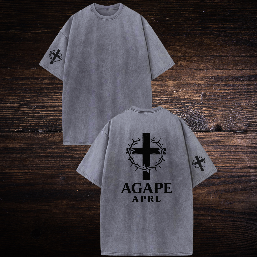 AGAPE APRL OVERSIZED T-SHIRT