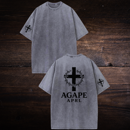 AGAPE APRL OVERSIZED T-SHIRT