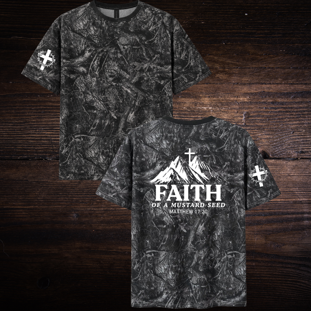 FAITH OF A MUSTARD SEED CAMO T-SHIRT