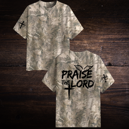 PRAISE THE LORD CAMO T-SHIRT