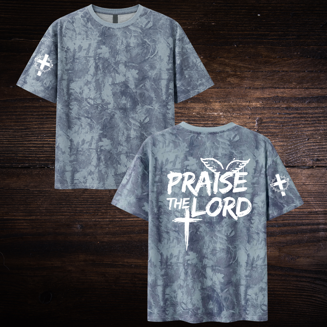 PRAISE THE LORD CAMO T-SHIRT