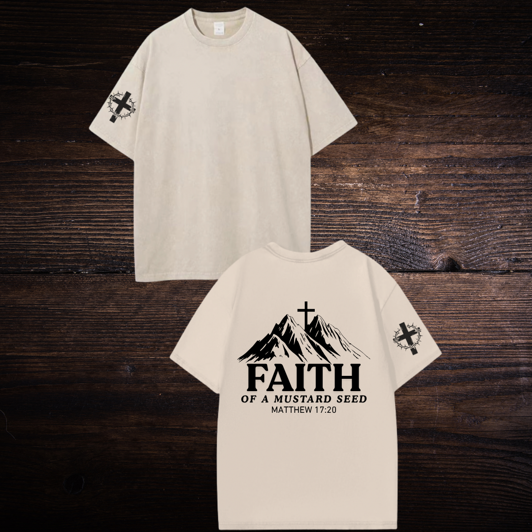 FAITH OF A MUSTARD SEED OVERSIZED T-SHIRT