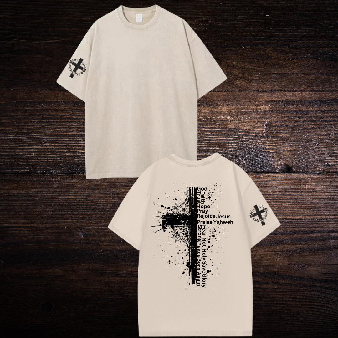 CROSS OVERSIZED T-SHIRT