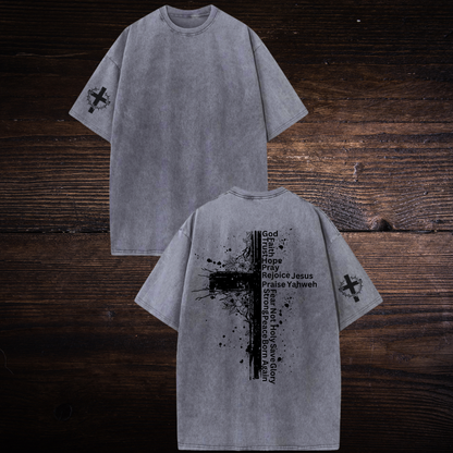 CROSS OVERSIZED T-SHIRT