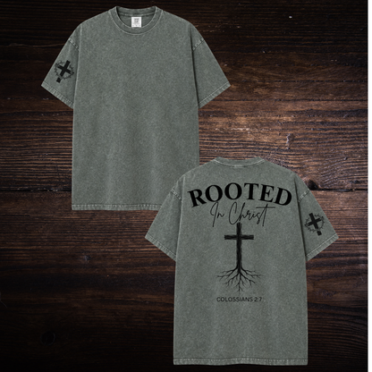 ROOTED IN CHRIST OVERSIZED T-SHIRT