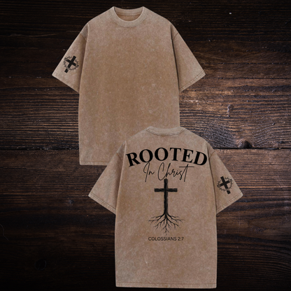 ROOTED IN CHRIST OVERSIZED T-SHIRT